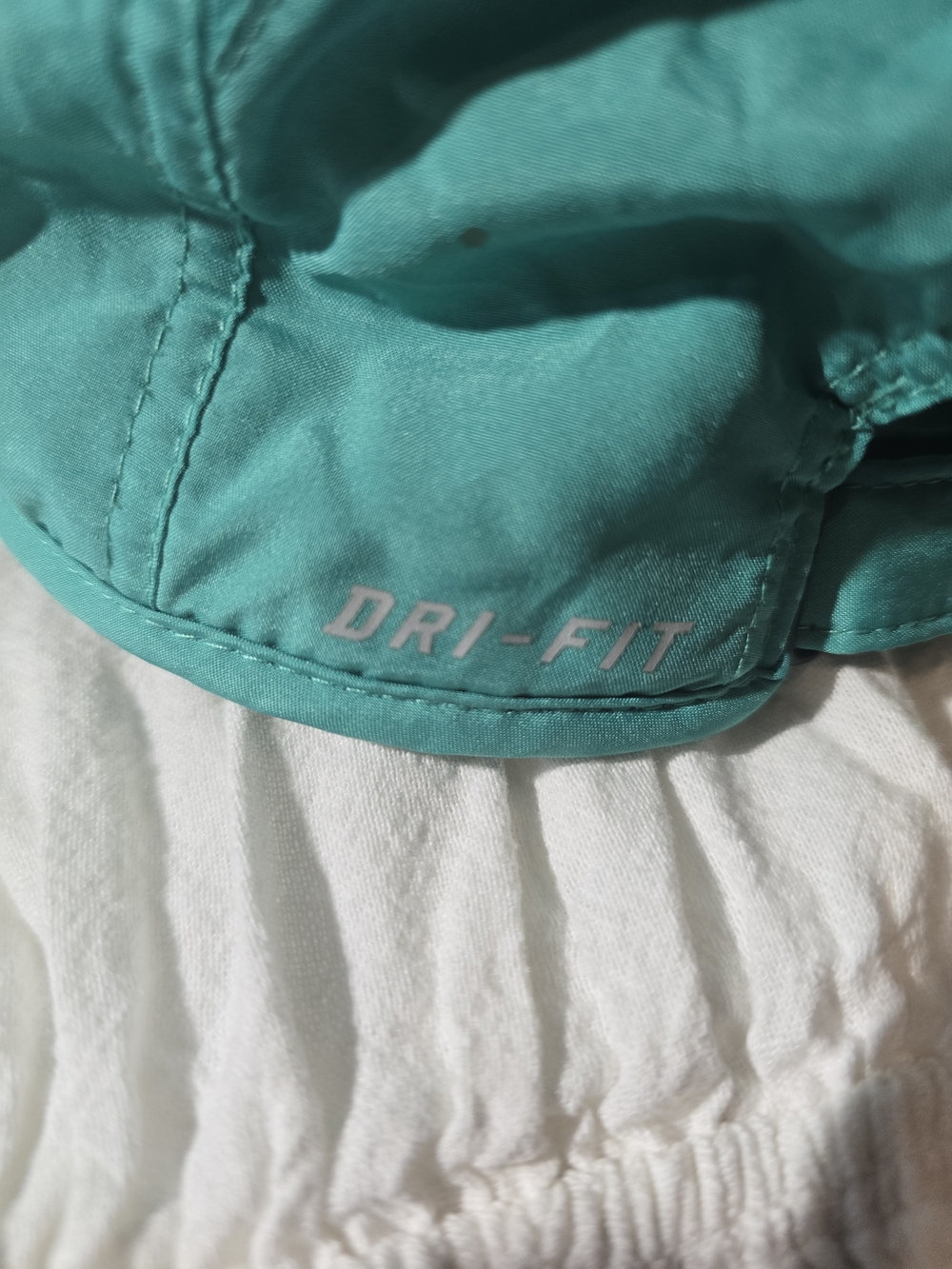​Nike Featherlight Dri-Fit Run Hat Teal Green Streetwear Unisex One Size - Picture 4 of 7